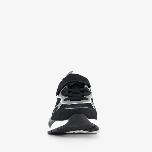 Jongens sneakers zwart grijs