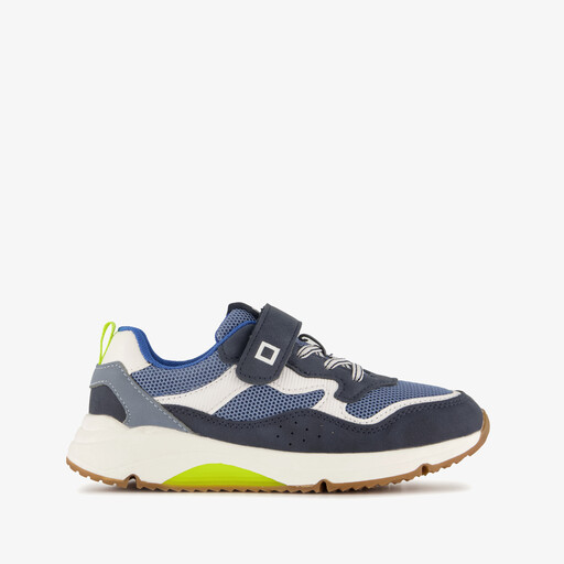 Jongens sneakers blauw groen