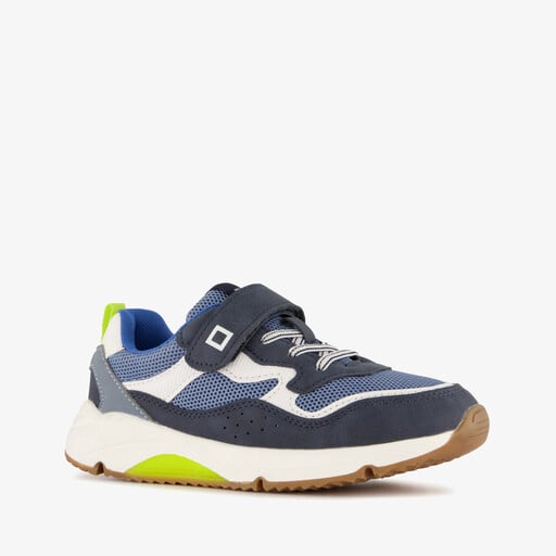 Jongens sneakers blauw groen