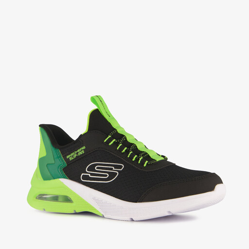 Slip-Ins Microspec Max sneakers zwart groen