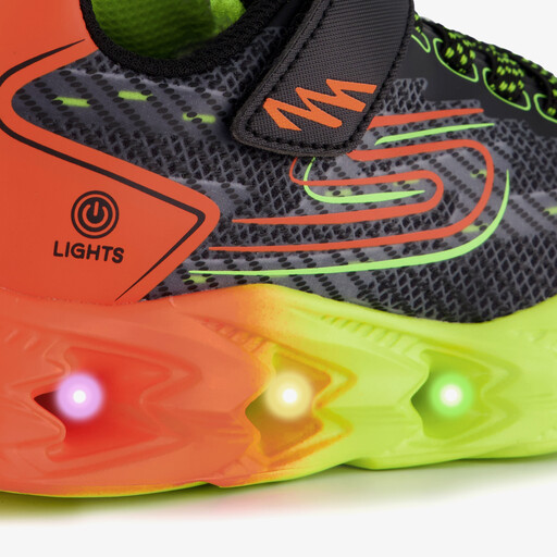S-Lights Vortex 2.0 – Quantroid jongens sneakers zwart