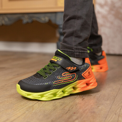 S-Lights Vortex 2.0 – Quantroid jongens sneakers zwart