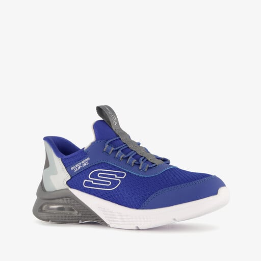 Slip-Ins Microspec Max sneakers blauw grijs