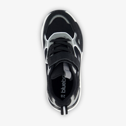 Jongens sneakers zwart grijs