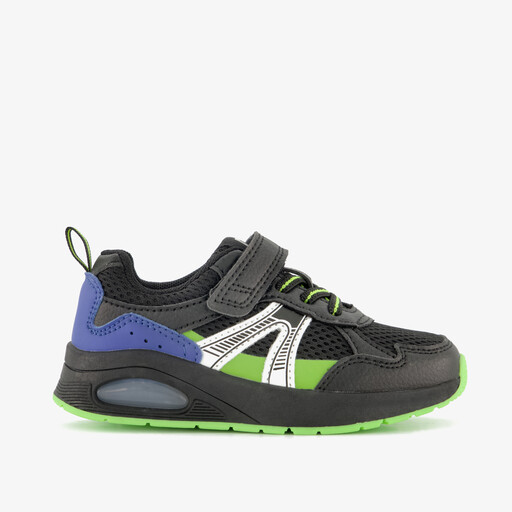 Jongens sneakers met airzool zwart groen