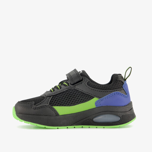 Jongens sneakers met airzool zwart groen