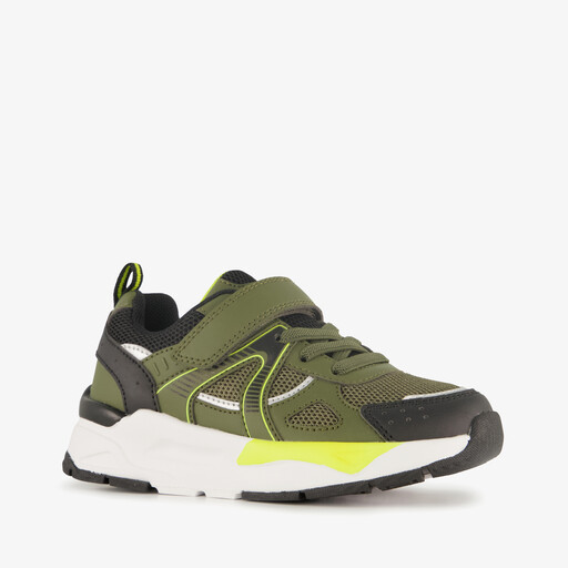 Jongens sneakers donkergroen