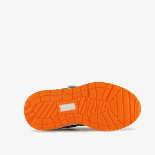 Jongens sneakers met airzool grijs oranje