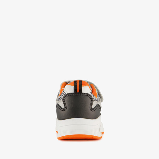 Jongens sneakers met airzool grijs oranje
