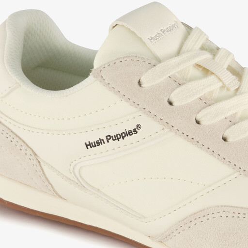 Suede dames sneakers wit