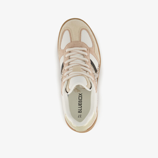 Dames sneakers beige wit