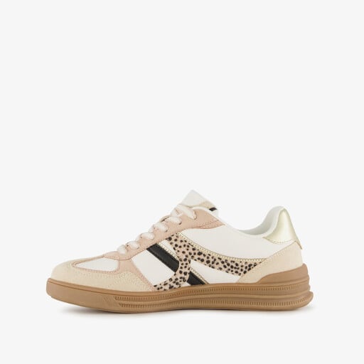 Dames sneakers beige wit