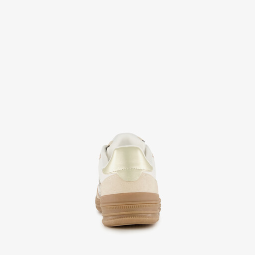 Dames sneakers beige wit