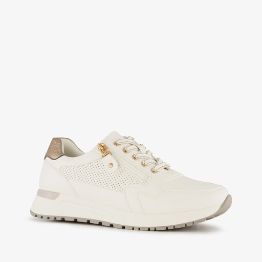 Sneakers dames wit grijs