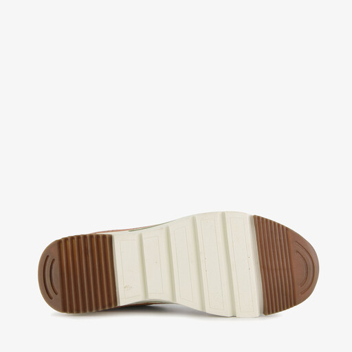 Dames sneakers met kurkdetail groen