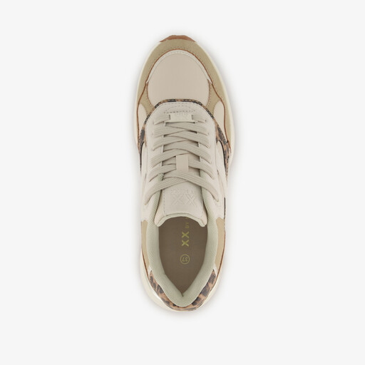 XX by dames sneakers met luipaardprint beige