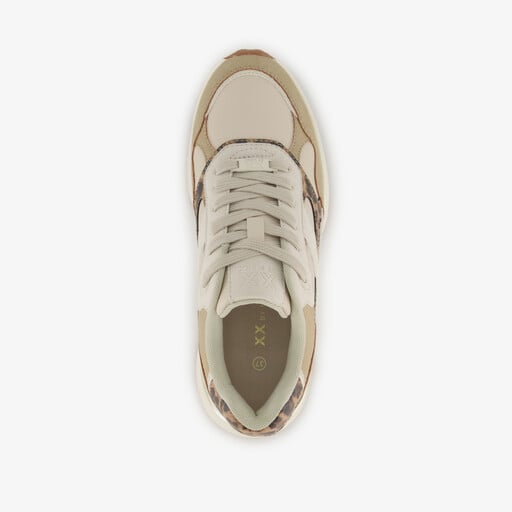XX by dames sneakers met luipaardprint beige
