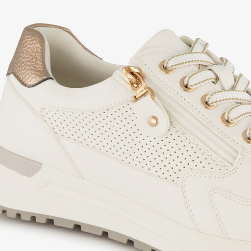 Sneakers dames wit grijs