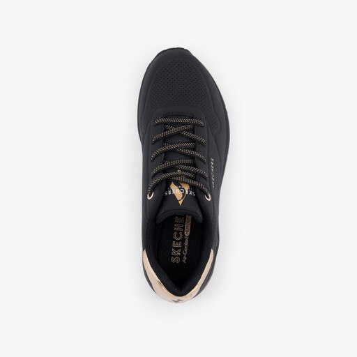 Uno Shimmer Away dames sneakers zwart