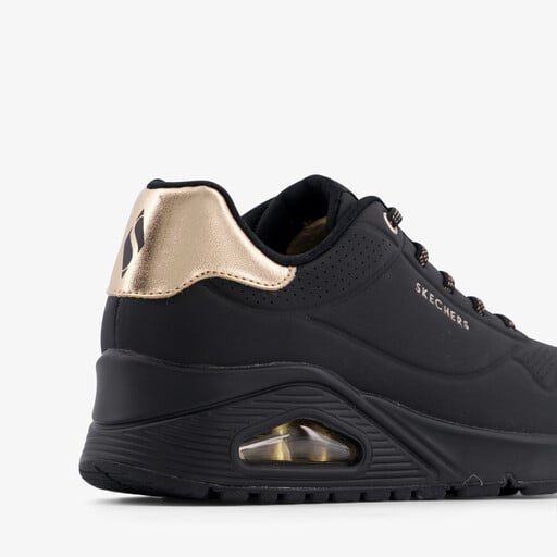 Uno Shimmer Away dames sneakers zwart