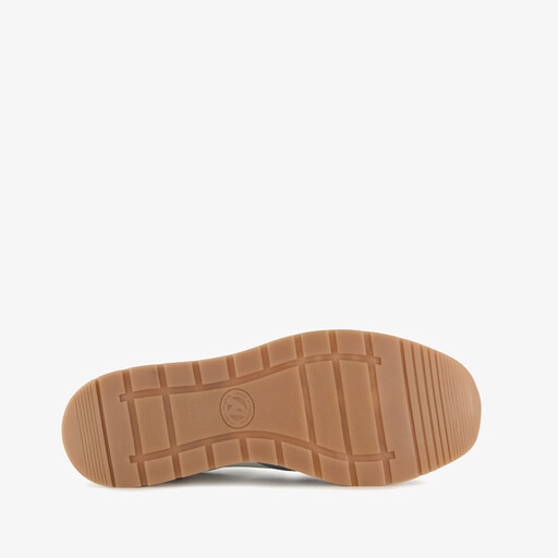 Suede dames sneakers blauw