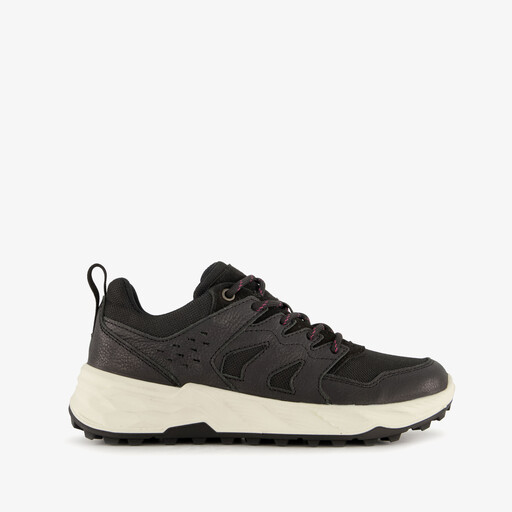 Suede dames sneakers zwart