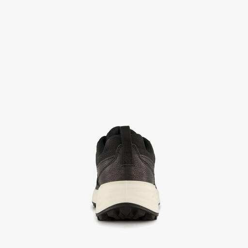Suede dames sneakers zwart