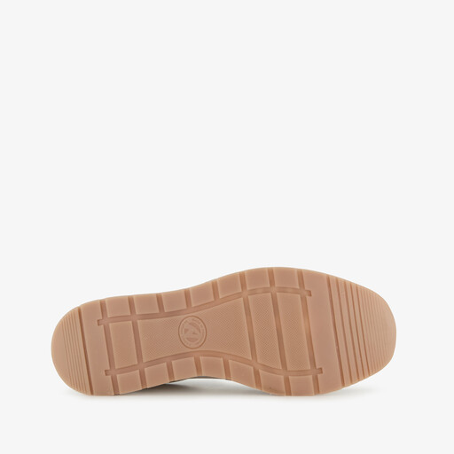 Suede dames sneakers beige