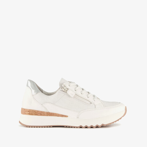 Leren dames sneakers wit