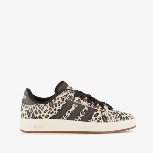 Grand Court Base 00s dames sneakers met panterprint