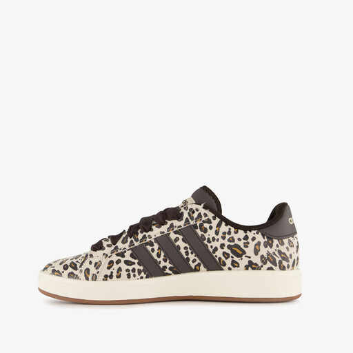 Grand Court Base 00s dames sneakers met panterprint