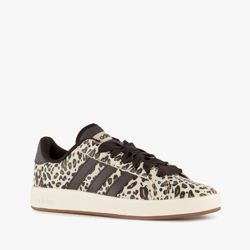 Grand Court Base 00s dames sneakers met panterprint