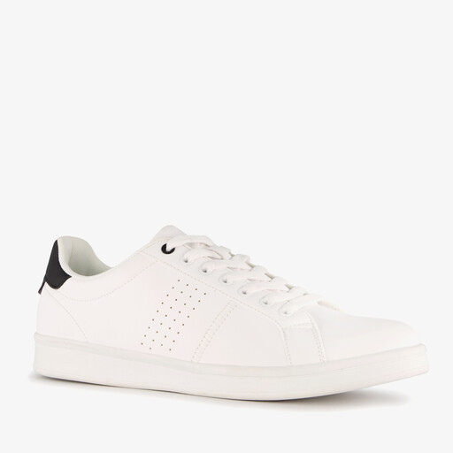 Heren sneakers wit blauw