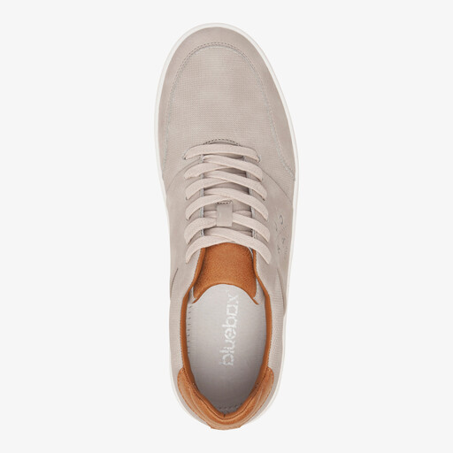 Heren sneakers grijs bruin