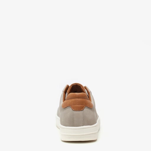 Heren sneakers grijs bruin
