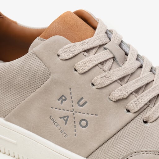 Heren sneakers grijs bruin