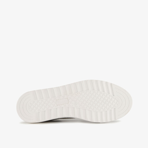 Leren heren sneakers grijs