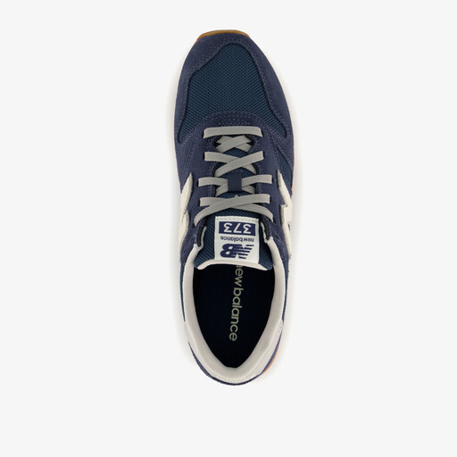 ML373 leren heren sneakers blauw