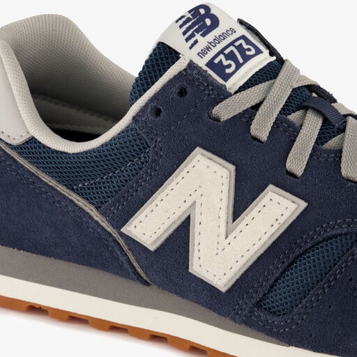 ML373 leren heren sneakers blauw