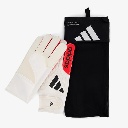Copa Club keepershandschoenen wit rood