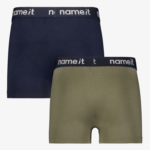 Name It 2-pack onderbroeken jongens zwart groen