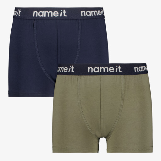 Name It 2-pack onderbroeken jongens zwart groen