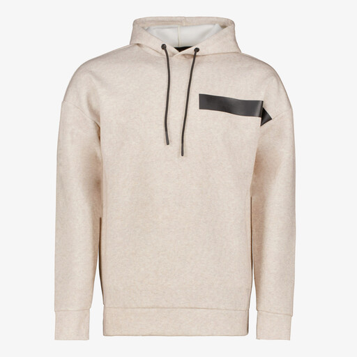 Heren hoodie beige