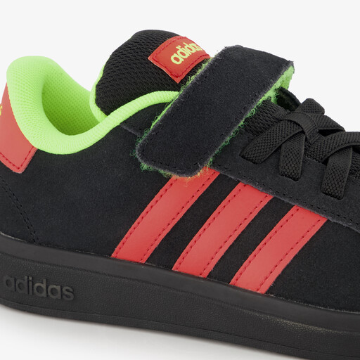 Grand Court 00s El C jongens sneakers zwart rood