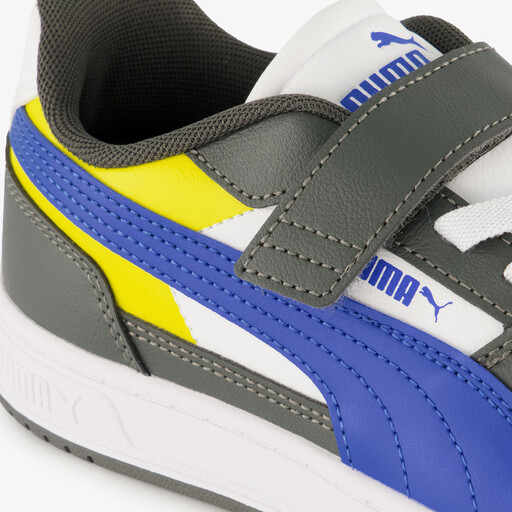 Caven III Block kinder sneakers zwart geel