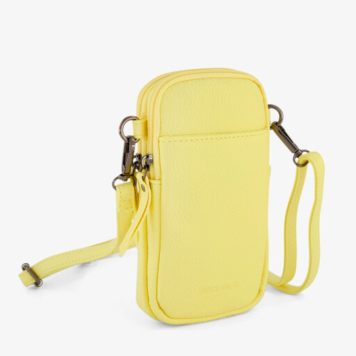 Dames telefoontasje geel