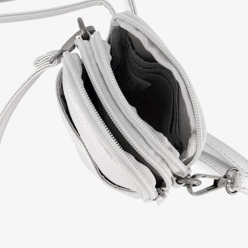 Dames telefoontasje zilver