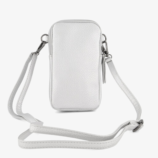 Dames telefoontasje zilver