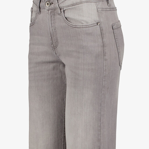 Dames wide leg jeans grijs lengte 33