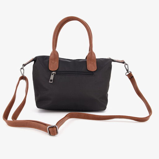 Dames shopper zwart bruin